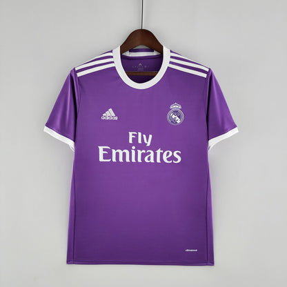 Retro Real Madrid 16-17 Borte Fotballdrakter