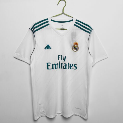 Retro Real Madrid 17 18 Hjemme Fotballdrakter