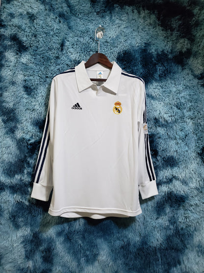 Retro Real Madrid 2002 Hjemme Fotballdrakter