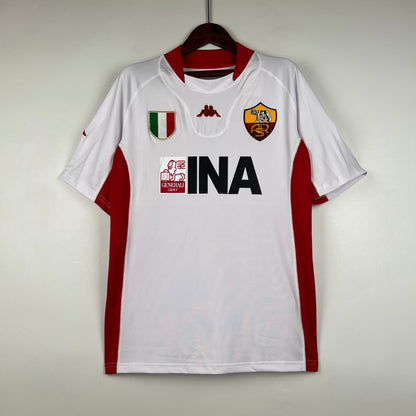 Retro Roma 01-02 Borte Fotballdrakter
