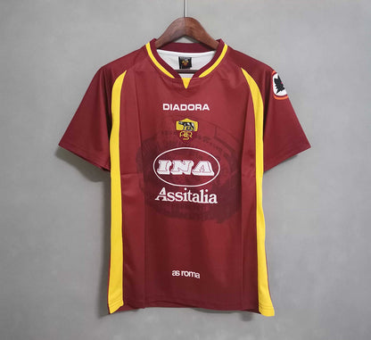 Retro Roma 97-98 Hjemme Fotballdrakter