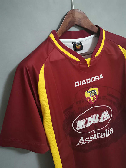Retro Roma 97 98 Hjemme Fotballdrakter