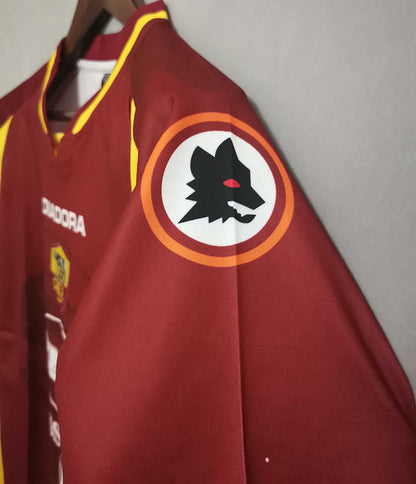 Retro Roma 97 98 Hjemme Fotballdrakter