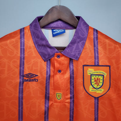 Retro Skottland 1994 Borte Fotballdrakter