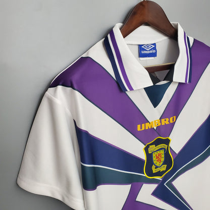 Retro Skottland 1994 Hvit Fotballdrakter