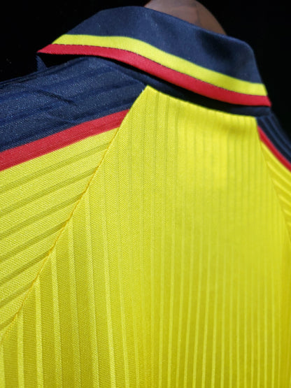 Retro Skottland Borte Fotballdrakter Yellow 1996 1998