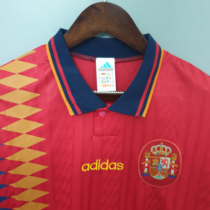 Retro Spania 1994 Hjemme Fotballdrakter