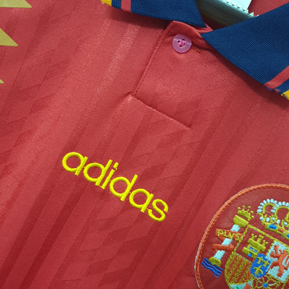 Retro Spania 1994 Hjemme Fotballdrakter