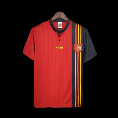 Retro Spania 1996 Hjemme Fotballdrakter