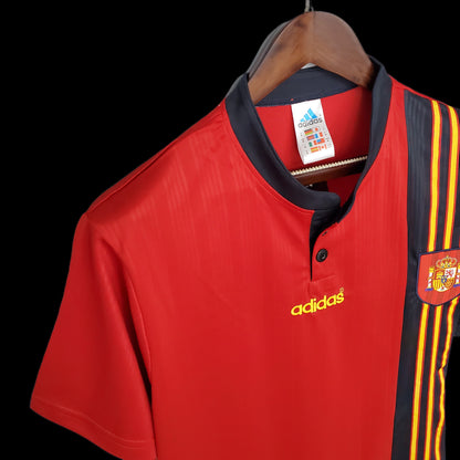 Retro Spania 1996 Hjemme Fotballdrakter