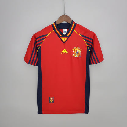 Retro Spania 1998 Hjemme Fotballdrakter