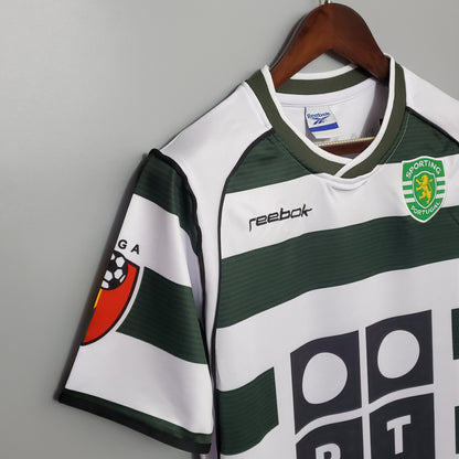Retro Sporting Lisbon 03 04 Hjemme Fotballdrakter