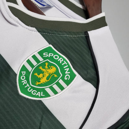 Retro Sporting Lisbon 03 04 Hjemme Fotballdrakter