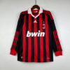 Retro Langermet AC Milan 09 10 Hjemme Fotballdrakter