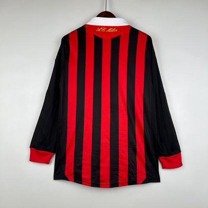 Retro Langermet AC Milan 09 10 Hjemme Fotballdrakter