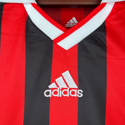 Retro Langermet AC Milan 09 10 Hjemme Fotballdrakter