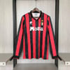 Retro Langermet AC Milan 1993 94 Hjemme Fotballdrakter