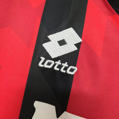 Retro Langermet AC Milan 1993 94 Hjemme Fotballdrakter