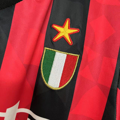 Retro Langermet AC Milan 1993 94 Hjemme Fotballdrakter