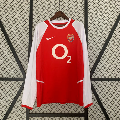 Retro Langermet Arsenal 02-04 Hjemme Fotballdrakter