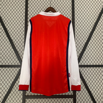 Retro Langermet Arsenal 98 99 Hjemme Fotballdrakter