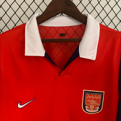 Retro Langermet Arsenal 98 99 Hjemme Fotballdrakter