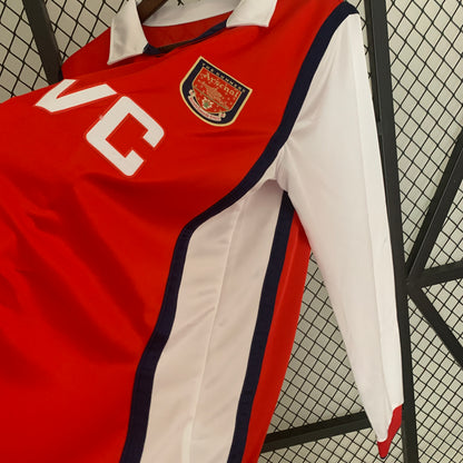 Retro Langermet Arsenal 98 99 Hjemme Fotballdrakter