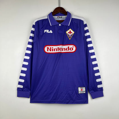 Retro Langermet Fiorentina 1998 Fotballdrakter
