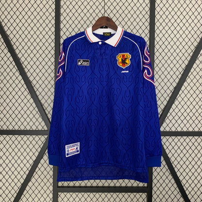 Retro Langermet Japan 1998 Hjemme Fotballdrakter
