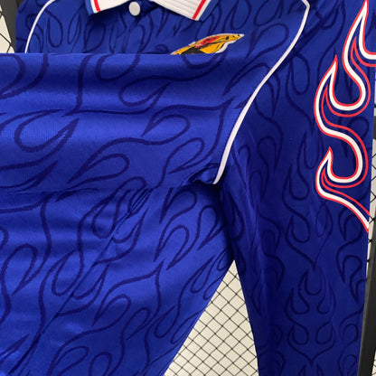 Retro Langermet Japan 1998 Hjemme Fotballdrakter