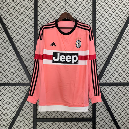 Retro Langermet Juventus 15-16 Borte Fotballdrakter
