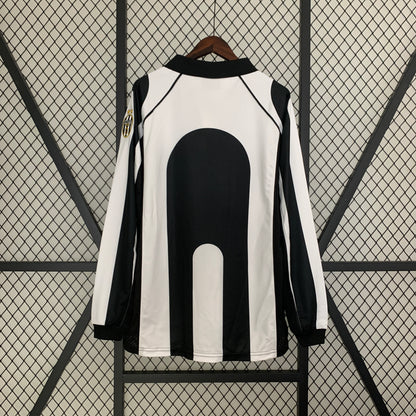 Retro Langermet Juventus 97 98 Hjemme Fotballdrakter