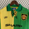 Retro Langermet M U 92 94 third Borte Fotballdrakter