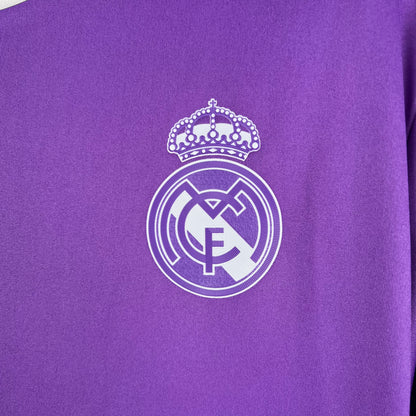 Retro Langermet Real Madrid 16 17 Borte Fotballdrakter