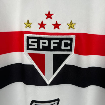 Retro sao paulo 07 08 Hjemme Fotballdrakter