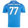 SSC Napoli Kvaratskhelia 77 Hjemmedrakt 2024 25 Fotballdrakter