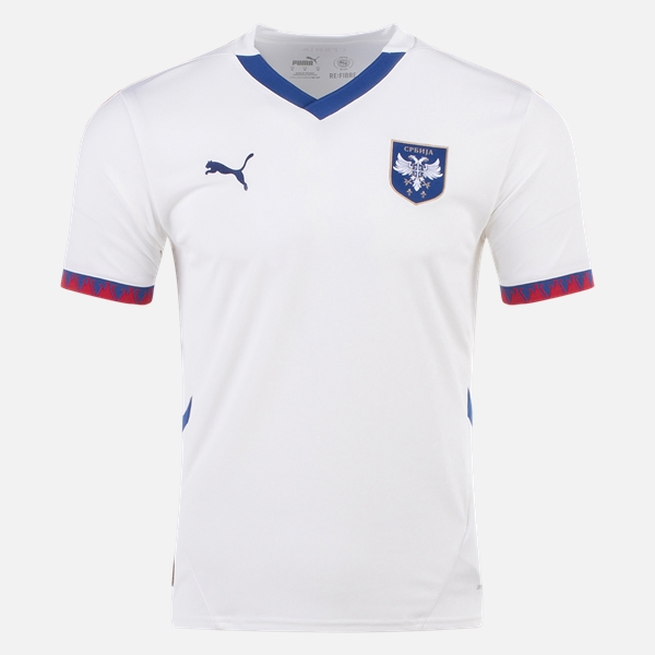 Serbien Bortedrakt 2024 Fotballdrakter
