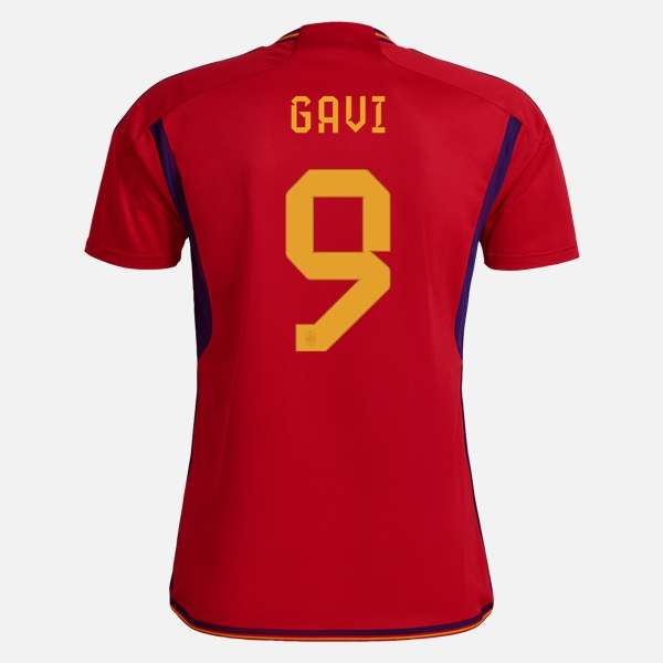 Spania Gavi 9 Hjemmedrakt 2022 Fotballdrakter