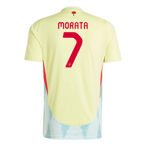 Spania Morata 7 Borte Fotballdrakter 2024