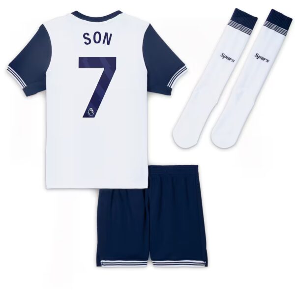 Tottenham Hotspur Son Heung-min 7 Barn Hjemme Draktsett 2024 2025 Fotballdrakter