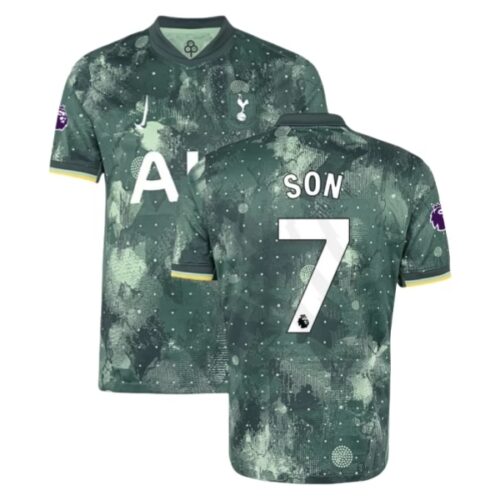 Tottenham Hotspur Son Heung min 7 Tredjedrakt 2024 25 Fotballdrakter