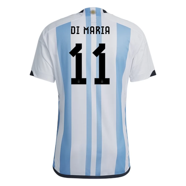 Argentinien Ángel Di María 11 Hjemmedrakt 2022 Fotballdrakter