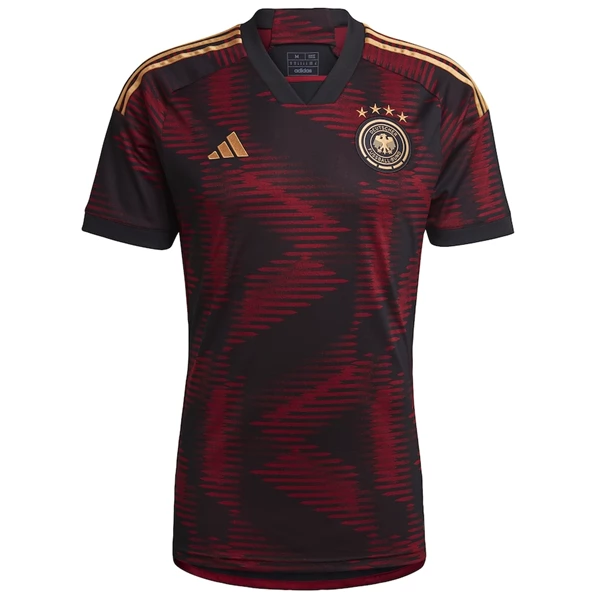 Tyskland Leroy Sané 19 Bortedrakt 2022 Fotballdrakter