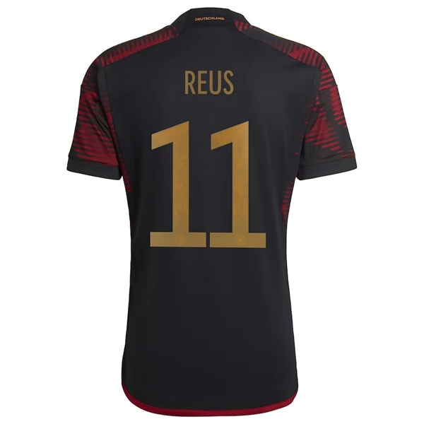 Tyskland Marco Reus 11 Bortedrakt 2022 Fotballdrakter