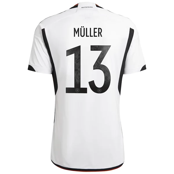 Tyskland Thomas Müller 13 Hjemmedrakt 2022 Fotballdrakter