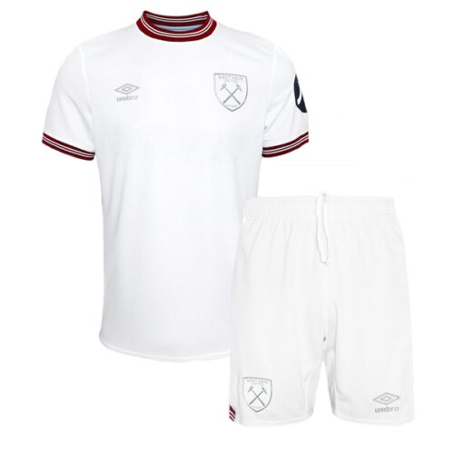 West Ham United Barn Borte Draktsett 2023 2024 Fotballdrakter
