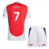 arsenal saka 7 barn hjemme draktsett 2024 25 fotballdrakter 1