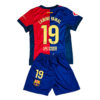 fc barcelona lamine yamal 19 barn hjemme draktsett 2024 25 fotballdrakter