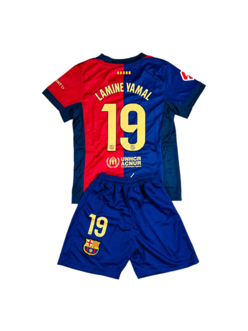 fc barcelona lamine yamal 19 barn hjemme draktsett 2024 25 fotballdrakter