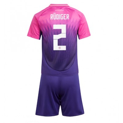 tyskland antonio rudiger 2 barn borte draktsett 2024 fotballdrakter